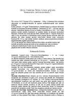 Konspekts 'Monogrāfiskā anotācija darbam "Aleksandra Lielā karamāksla"', 1.