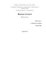 Referāts 'Datorvīrusi', 1.
