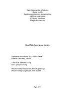 Prakses atskaite 'Prakses atskaite "Saldus Zeme"', 1.