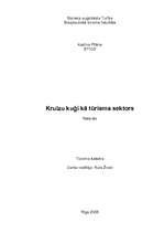 Referāts 'Kruīzu kuģi kā tūrisma sektors', 1.