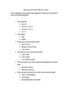 Paraugs 'Questionnaire about DinoZoo Centre', 1.