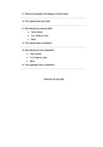 Paraugs 'Questionnaire about DinoZoo Centre', 3.