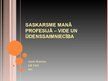 Prezentācija 'Saskarsme manā profesijā - vide un ūdenssaimniecība', 1.