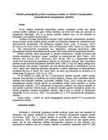 Referāts 'Vienota pedagoģiskā procesa nozīme pusaudžu ar valodas traucējumiem komunikatīvā', 1.