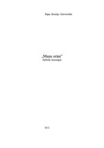 Konspekts 'Maņu orgāni', 1.