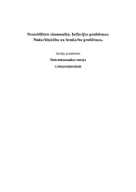 Konspekts 'Nestabilitāte ekonomikā. Inflācijas problēmas. Nodarbinātība un bezdarba problēm', 1.