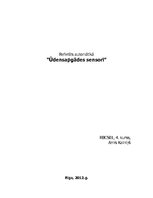 Konspekts 'Ūdensapgādes sensori', 1.