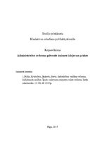 Konspekts 'Administratīvo reformu galvenās iezīmes: idejas un prakse', 1.