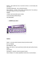 Konspekts 'Piecu zobu pastu salīdzinājums', 5.