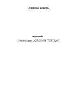 Konspekts 'Mantojuma tiesības', 1.