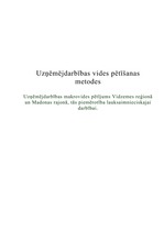 Referāts 'Uzņēmējdarbības vides pētīšanas metodes', 1.
