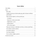 Referāts 'Preču grupu 20.nodaļas risku novērtēšana un kontroles pasākumu plānošana', 1.