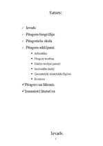 Referāts 'Pitagors', 2.