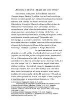 Eseja 'Vēstures revolūcija', 1.