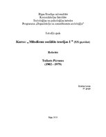 Referāts 'Tolkots Pārsons (1902.-1979.)', 1.