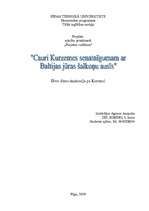 Referāts 'Divu dienu ekskursija pa Kurzemi', 1.