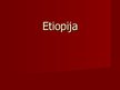 Prezentācija 'Etiopija', 1.