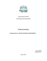 Konspekts 'Metāla konstrukcijas prkatiskais darbs nr.2. “Metāla konstrukcijju pamataprēķini', 1.