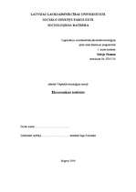 Referāts 'Ekonomikas institūts', 1.