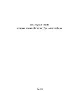 Referāts 'Herbal cigarešu stratēģijas ieviešana', 1.