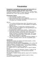 Konspekts 'Fotosintēze', 1.