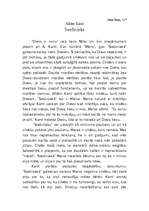 Eseja 'Albērs Kamī "Svešinieks"', 1.