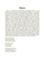 Konspekts 'Latvijas senākās un svarīgākās mitoloģiskās būtnes', 1.