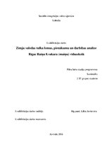 Diplomdarbs 'Zīmju valodas tulka lomas, pienākumu un darbības analīze Rīgas Raiņa 8.vakara (m', 1.