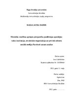 Diplomdarbs 'Mentālās veselības aprūpes pieejamība pandēmijas apstākļos: valsts institūciju, ', 1.