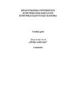 Eseja 'Mobilie mediji un bērni', 1.