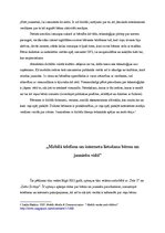 Eseja 'Mobilie mediji un bērni', 3.