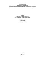 Prakses atskaite 'Prakses atskaite a/s "Parex banka"', 1.