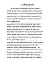 Konspekts 'Abstrakcionisms', 1.