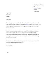 Paraugs 'Letter to Newspaper Edition in English', 1.