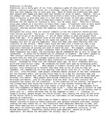 Eseja '"Traditions in Society" Written about "The Lottery"', 1.