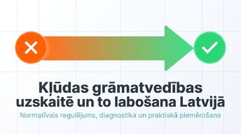 Prezentācija 'Kļūdas grāmatvedības uzskaitē un to labošana Latvijā', 1.