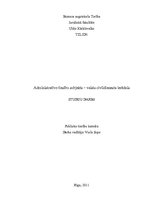 Referāts 'Administratīvo tiesību subjekts - valsts civildienesta ierēdnis', 1.