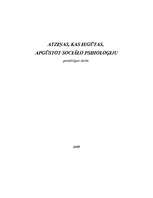 Referāts 'Atziņas, kas iegūtas, apgūstot sociālo psiholoģiju', 1.