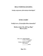 Biznesa plāns 'Mūzikas kluba biznesa plāns', 1.