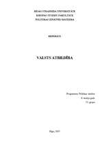 Referāts 'Valsts atbildība', 1.