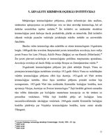 Referāts 'Kriminoloģijas attīstība ārvalstīs', 11.