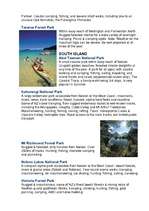 Konspekts 'New Zealand National, Forest & Maritime Parks', 4.
