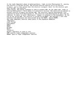 Konspekts 'The Light Dependent Reaction', 1.