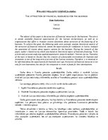 Referāts 'Finanšu piesaiste uzņēmējdarbībā', 1.