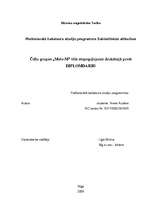 Diplomdarbs 'Čellu grupas "Melo-M" tēla atspoguļojums drukātajā presē', 1.