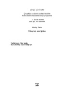 Referāts 'Ūdeņraža enerģētika', 1.