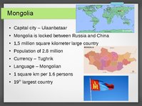 Prezentācija 'Tourism Development in Mongolia', 2.