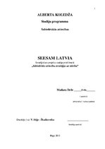 Konspekts 'Kompānija "Seesam Latvija" - stratēģiskais projekts', 1.