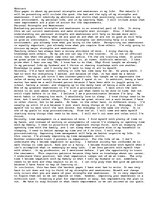 Eseja 'Personal Strenghts and Weaknesses', 1.