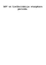 Konspekts 'ASV un Lielbritānija starpkaru periodā', 1.